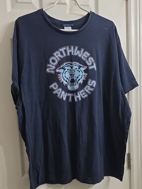 Old Navy Northwest Panthers Athletic Graphic Navy Blue T-Shirt - Size XXL